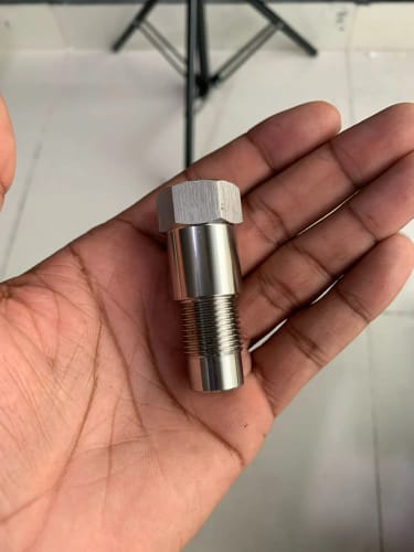 Customer photo review of M18*1.5 S/S Eml Light O2 Oxygen Sensor Extension Spacer