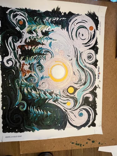 Customer photo review of Evergreen Snow Wonderland