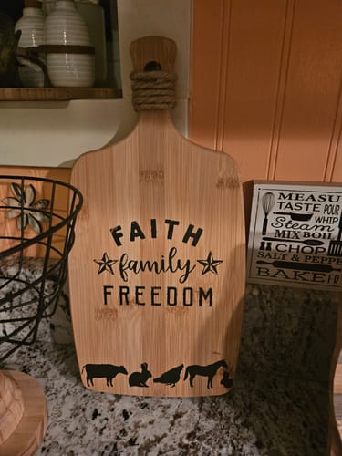 Customer photo review of Faith Family Freedom Board Kit