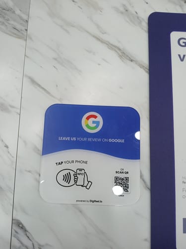 Customer photo review of Google Reviews - Plate