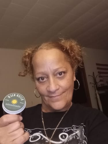 Customer photo review of Based Balm’s Signature Tallow Balm