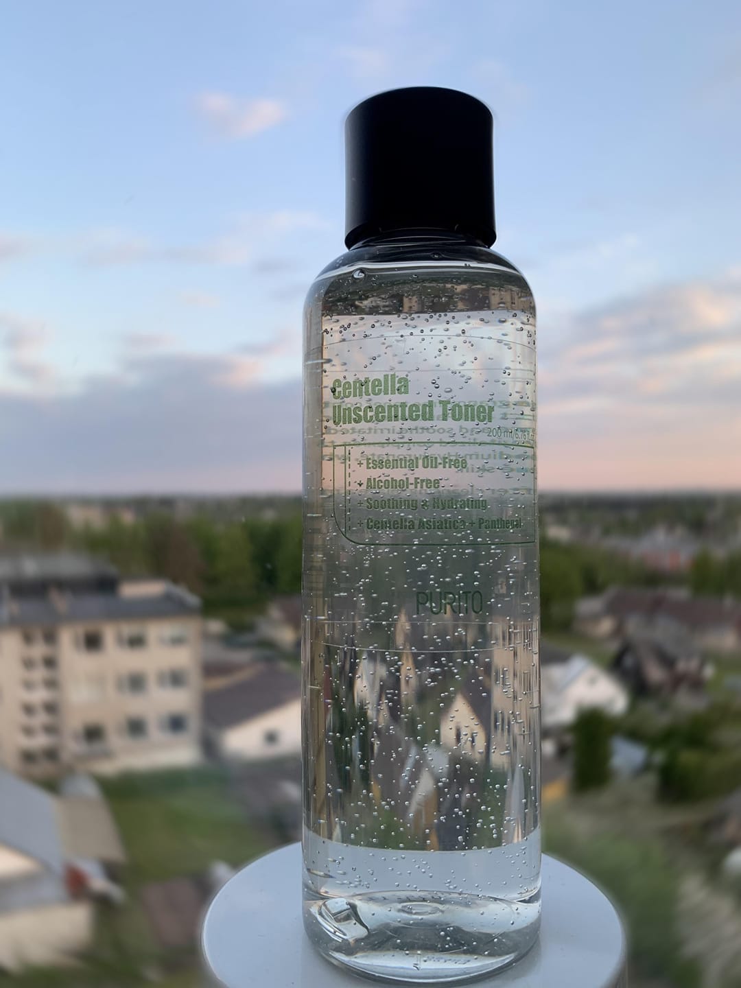 Customer photo review of Nomierinošs sejas toniks jutīgai ādai Purito Wonder Releaf Centella Unscented Toner