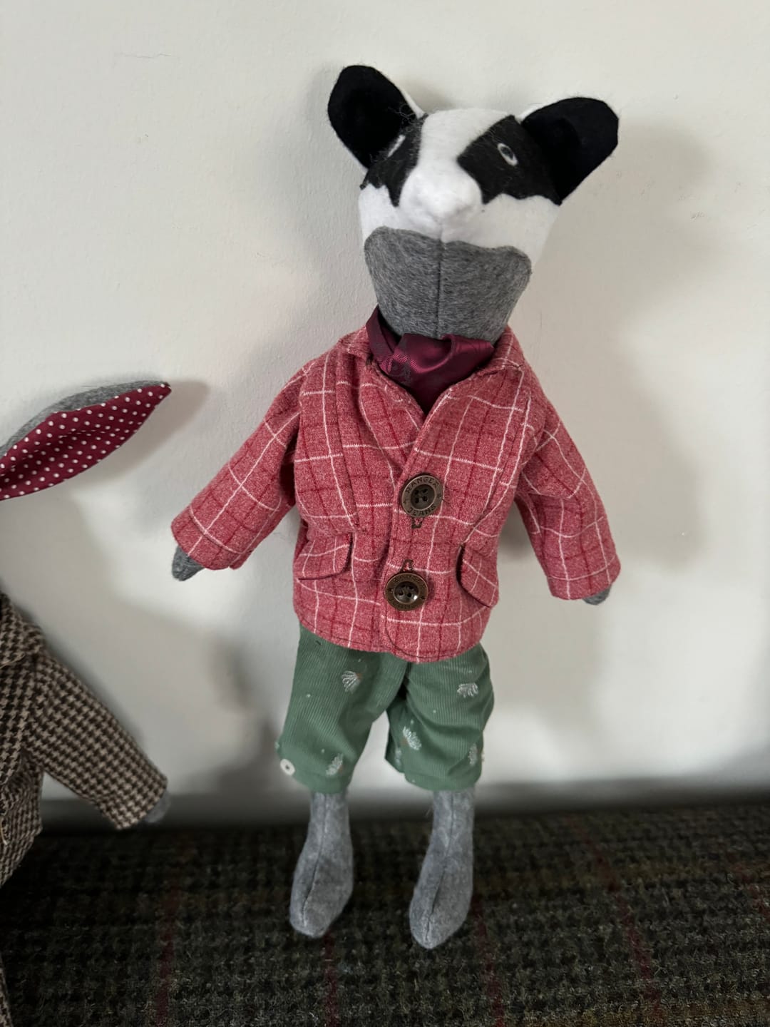 Customer photo review of Checkered Soft Wool Touch Fabric