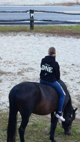 Customer photo review of Audience of One Premium Unisex Hoodie