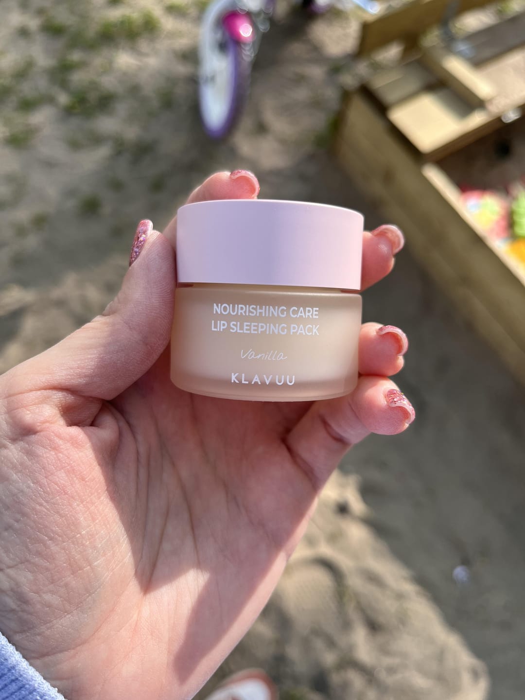Customer photo review of Mitrinoša nakts maska lūpām KLAVUU Nourishing Care Lip Sleeping Pack