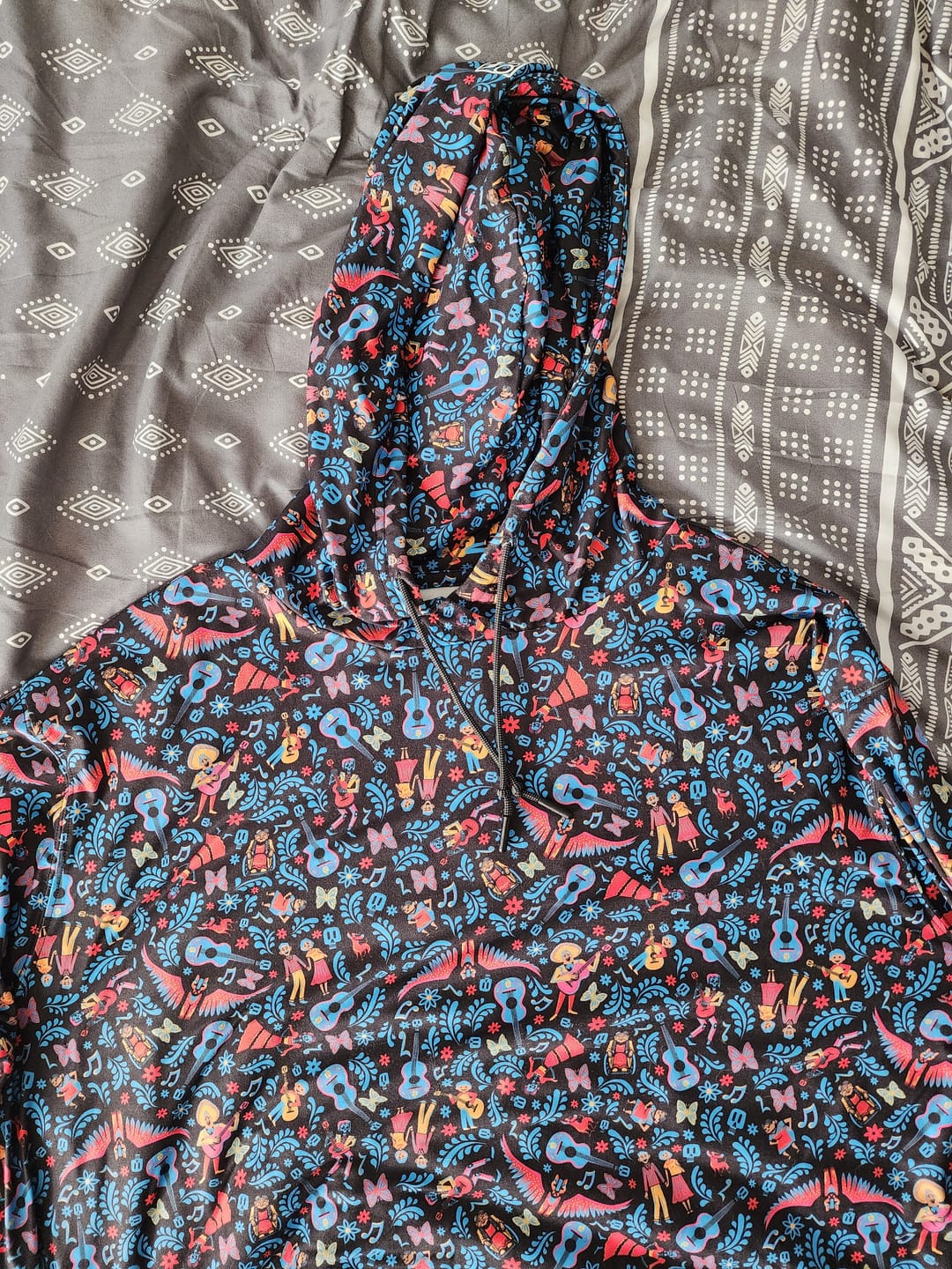 Customer photo review of Disney and Pixar Coco "Music In Me" – Performance Hoodie