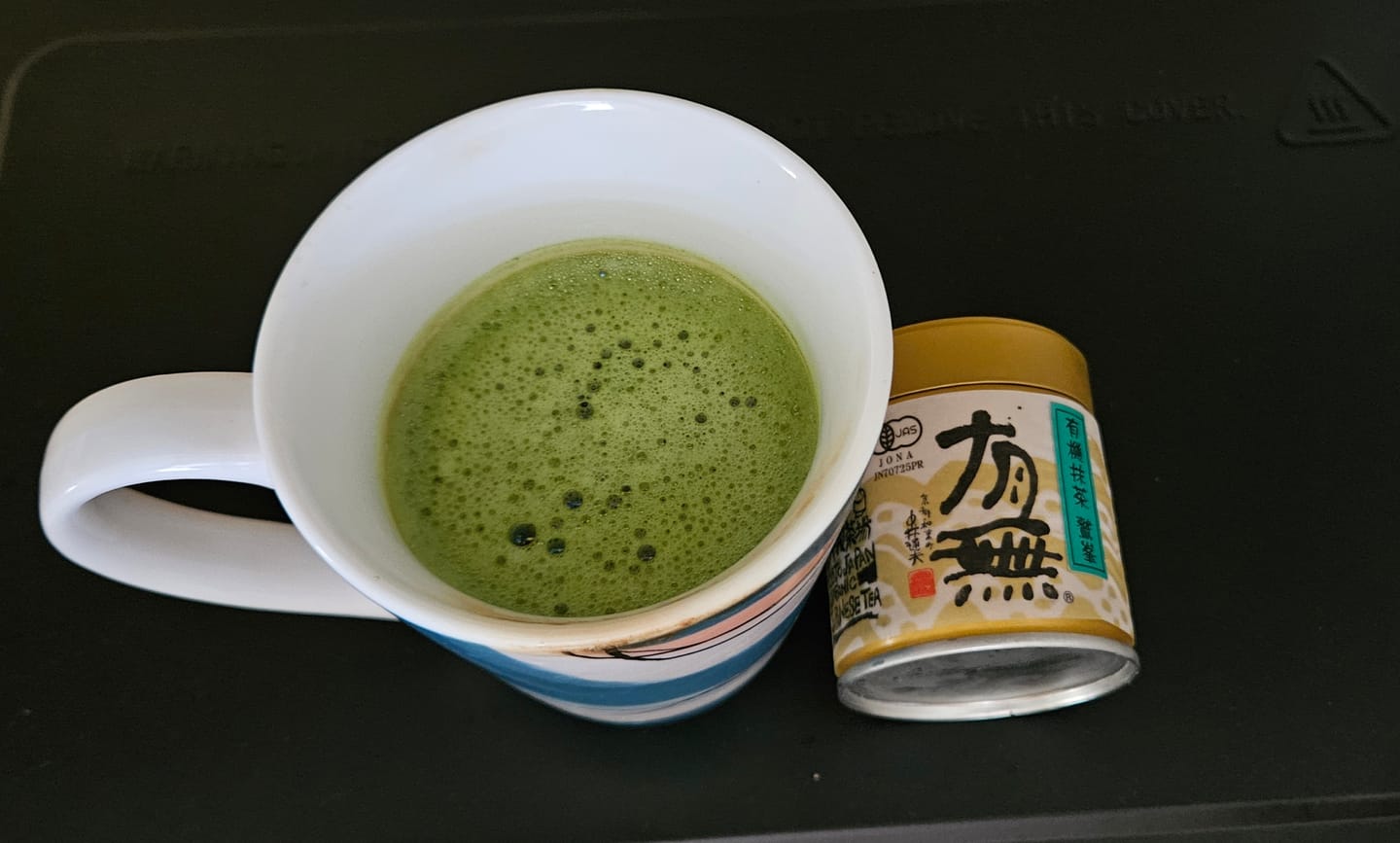 Customer photo review of Washimine Ceremonial Matcha Tea