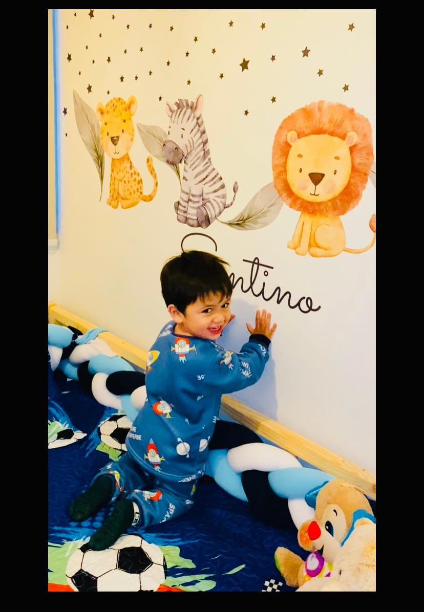 Customer photo review of Animales de la selva, luna y estrellas