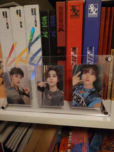 Customer photo review of [Pre-order] Photocard Acrylic Clear Frame