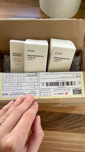 Customer photo review of [Anua] Niacinamide 10% + TXA 4% Dark Spot Correcting Serum 30ml
