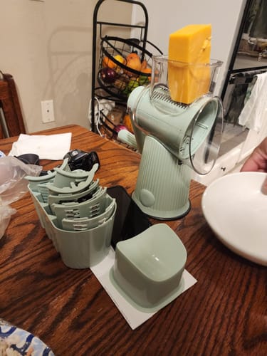 Customer photo review of 5 in 1 Gourmet Cheese Grater