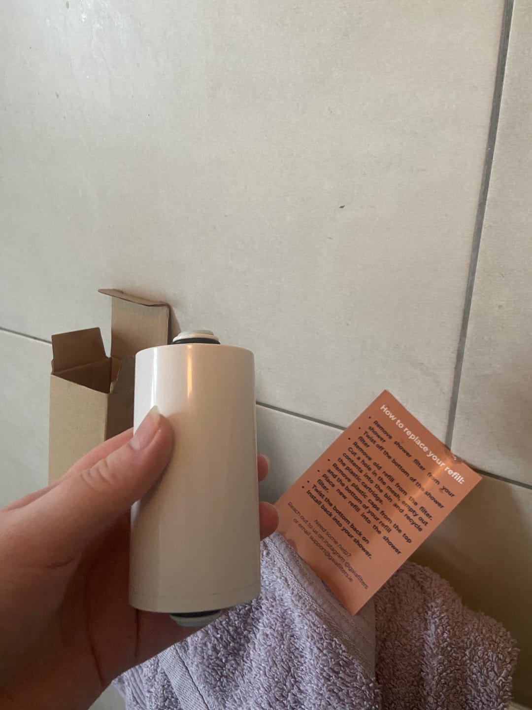 Customer photo review of The Refill Filter