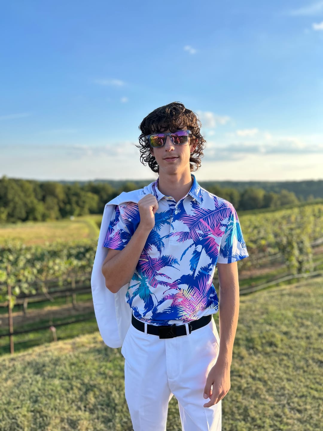 Customer photo review of Pique Stretch Polo