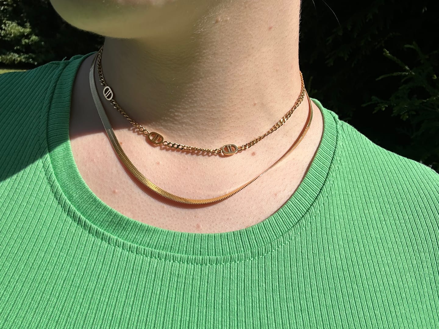 Customer photo review of Five Prestige Halskette | 18K vergoldet