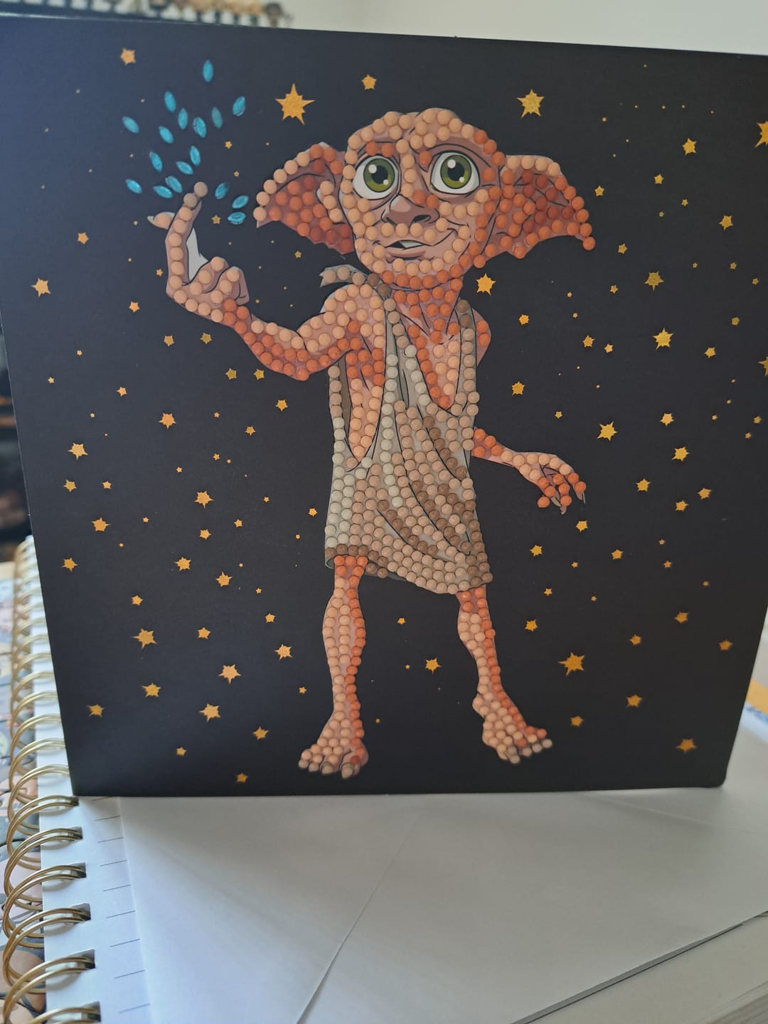 Customer photo review of "Dobby the House Elf" Harry Potter Crystal Art Card