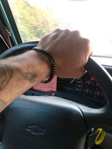 Customer photo review of Franco Link Bracelet | 6MM
