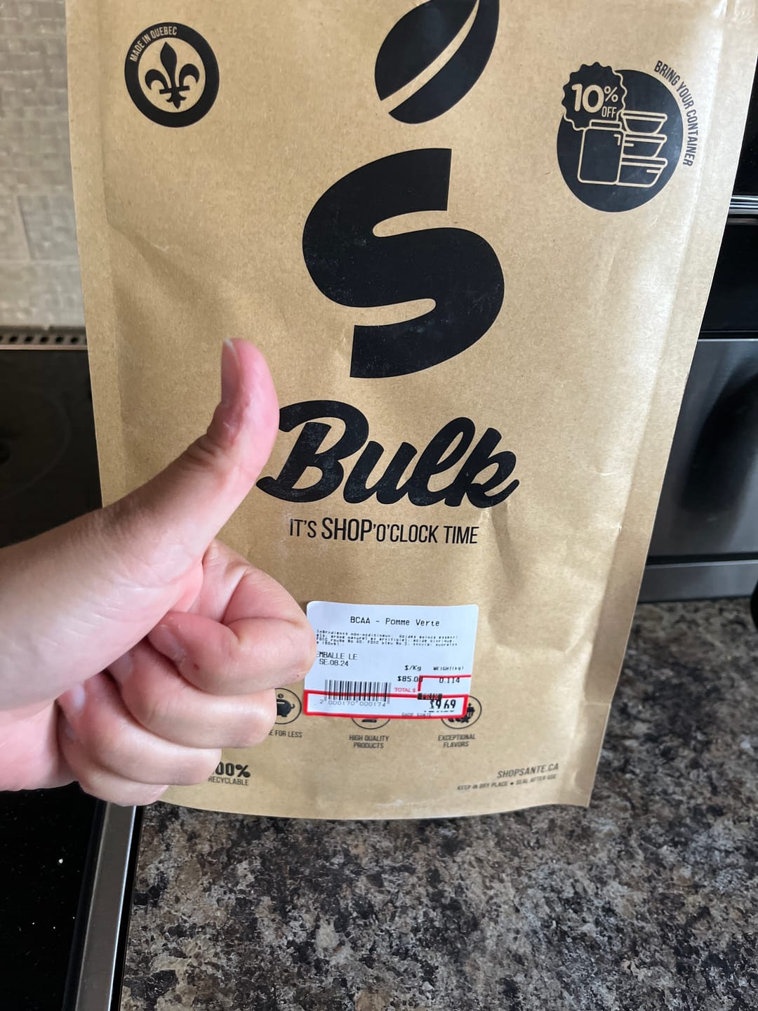 Customer photo review of VRAC - Bcaa (100g)