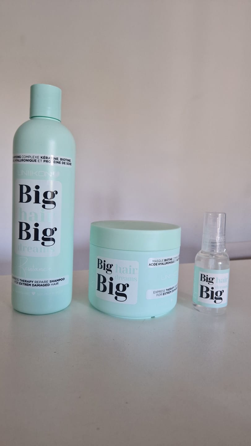 Customer photo review of Gamme Résistance - Kit Complet - Shampooing, masque et sérum