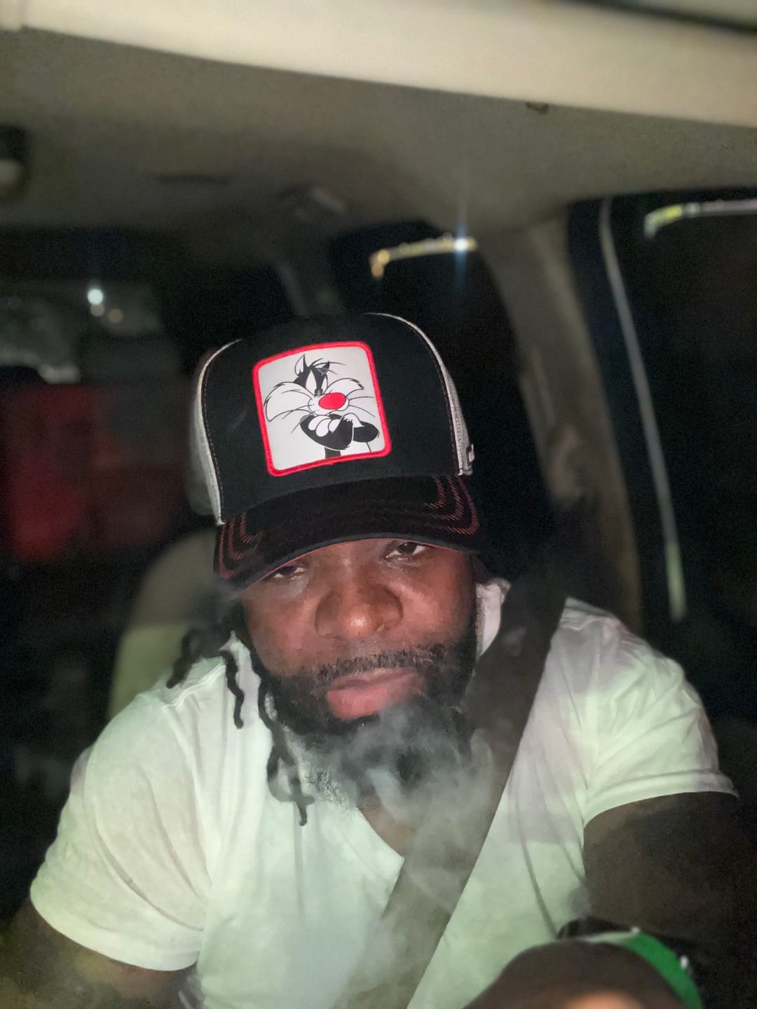 Customer photo review of OVERLORD X Looney Tunes: Yosemite Sam Trucker Cap
