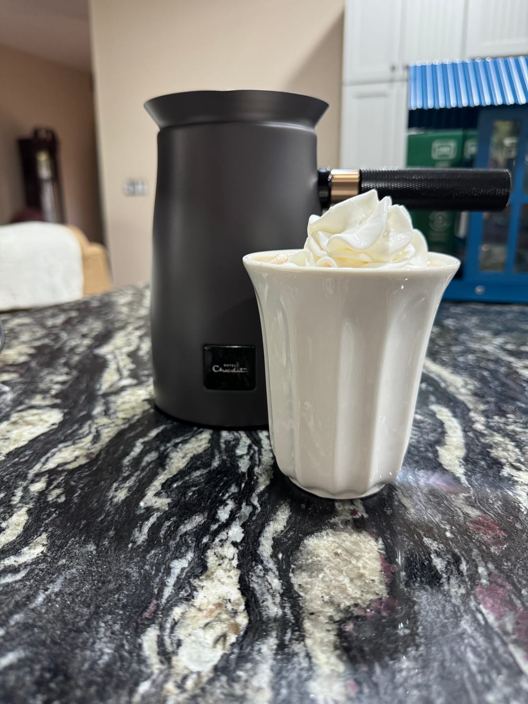 Customer photo review of Milky 50% Hot Chocolate Flakes
