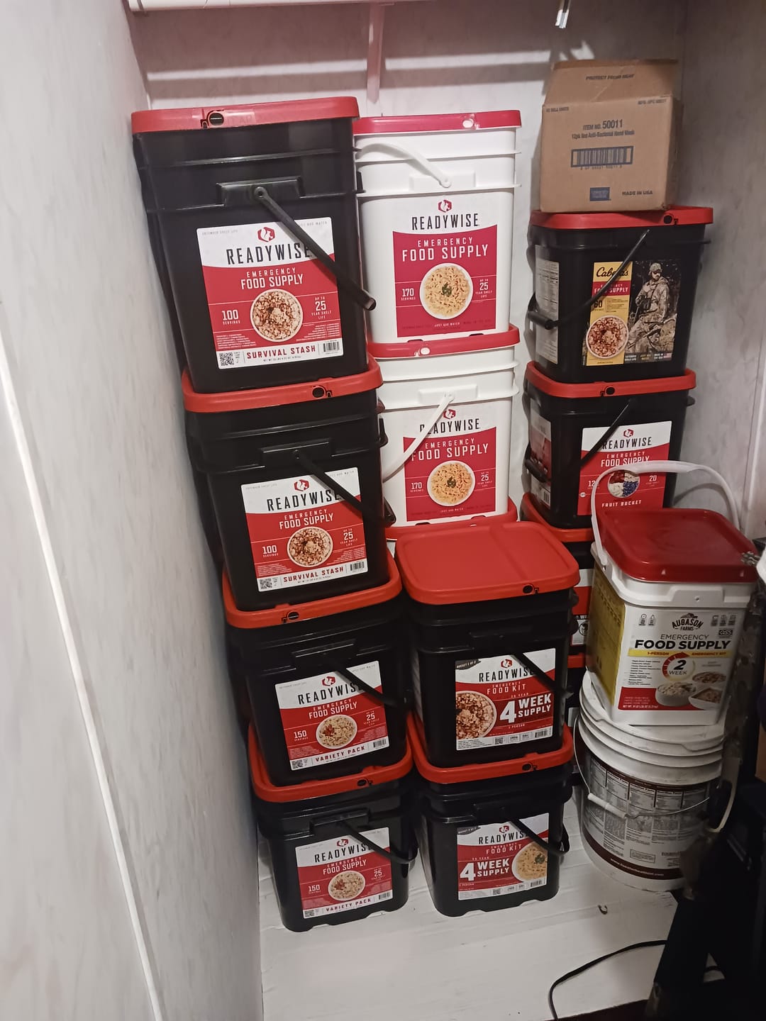 Customer photo review of 4-Week Emergency Food Supply (1,900+ Calories/Day)