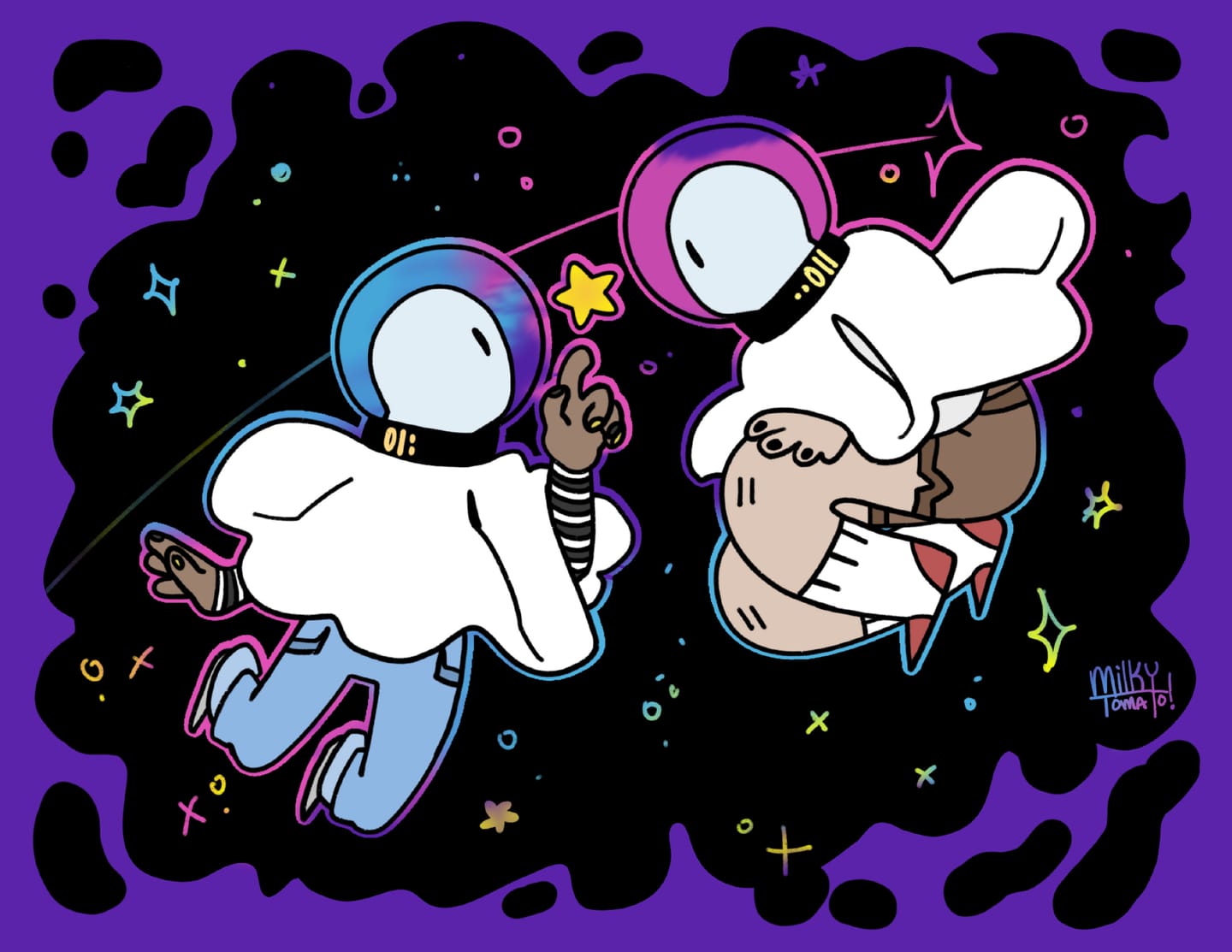 Customer photo review of Space Ghost Coloring Page PDF