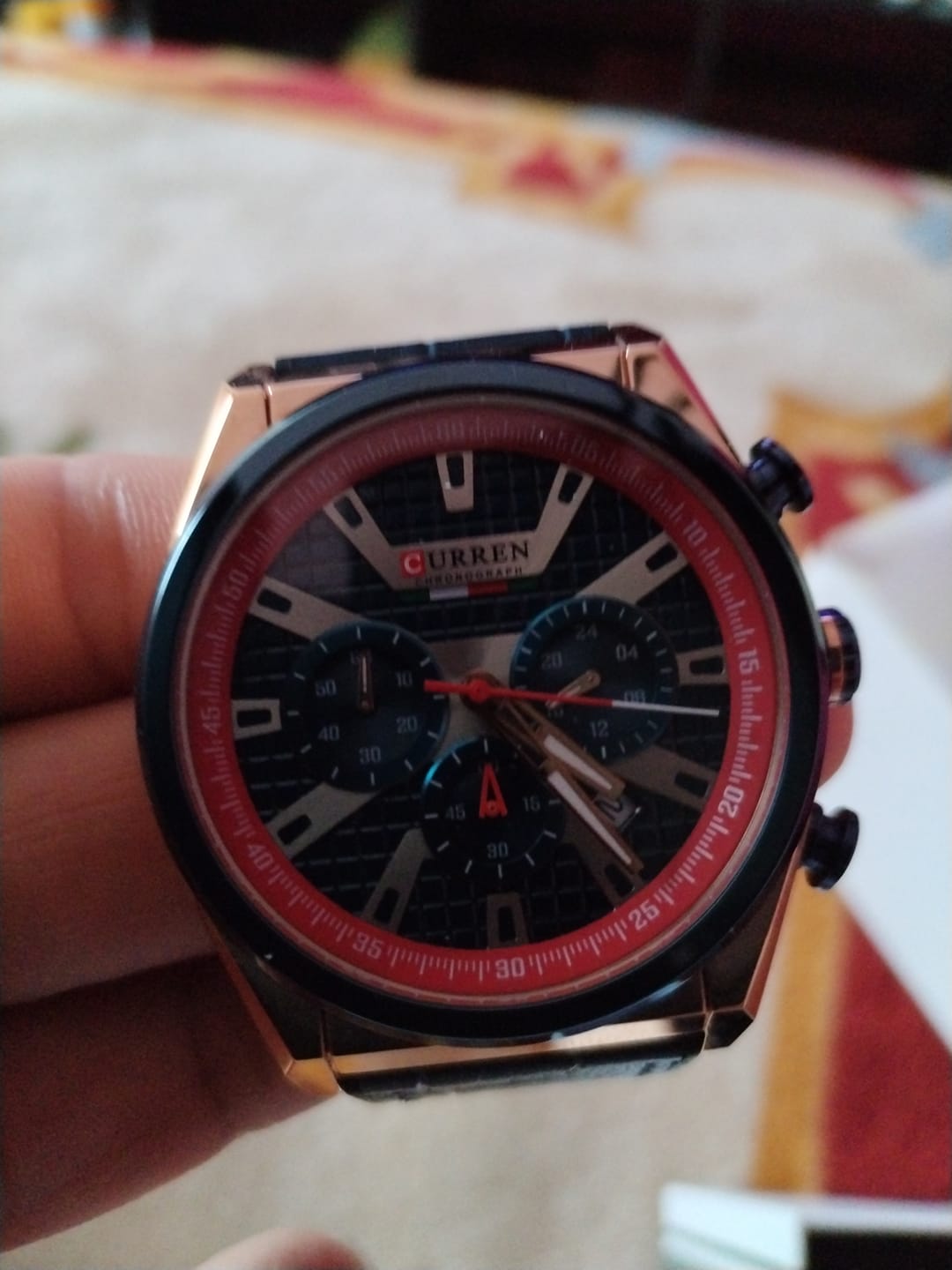 Customer photo review of Curren Corsa® orologio uomo pelle