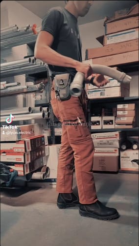 Customer photo review of FX-1 Work Pants Whiskey