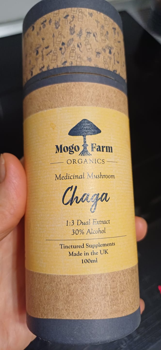 Customer photo review of Chaga Mushroom Tincture