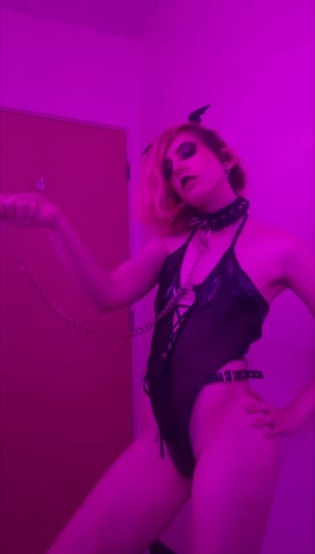 Customer photo review of Sheer Succubus Bodysuit