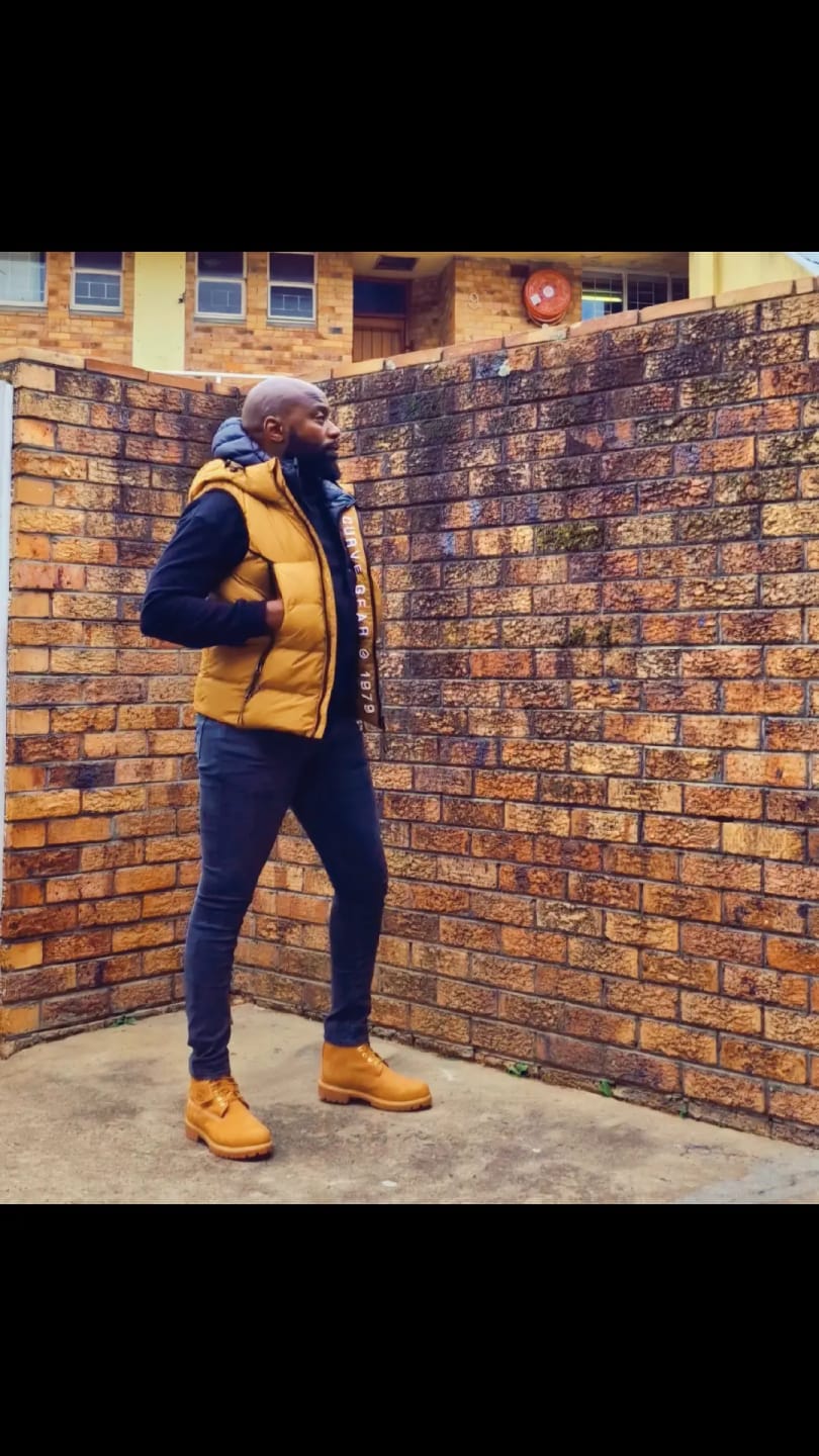 Customer photo review of Bionic Gilet Puffer Tobacco