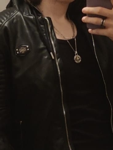 Customer photo review of Compass of Life - Necklace