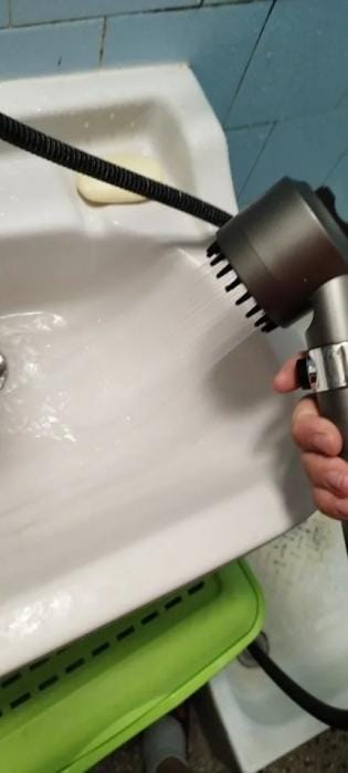 Customer photo review of Filtered Shower Head