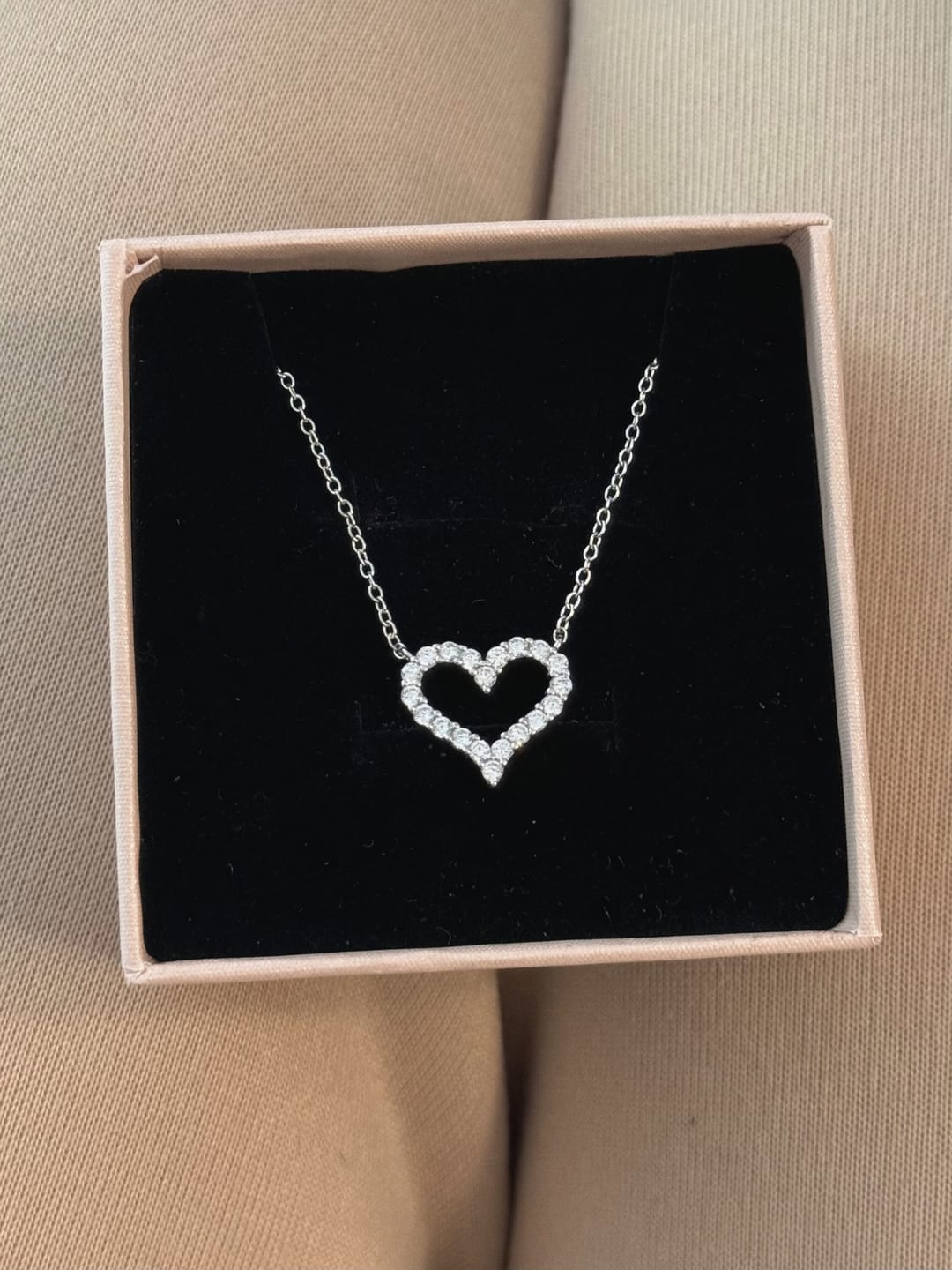 Customer photo review of DEEP LOVE Necklace S925 Sterling Silver