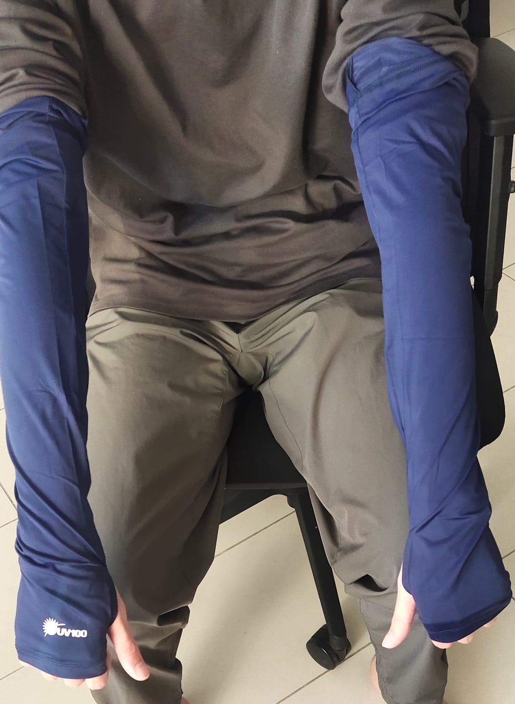 Customer photo review of Thumbhole Sleeves Men UPF50+
