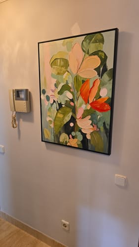 Customer photo review of Flower Canvas Art #FL020