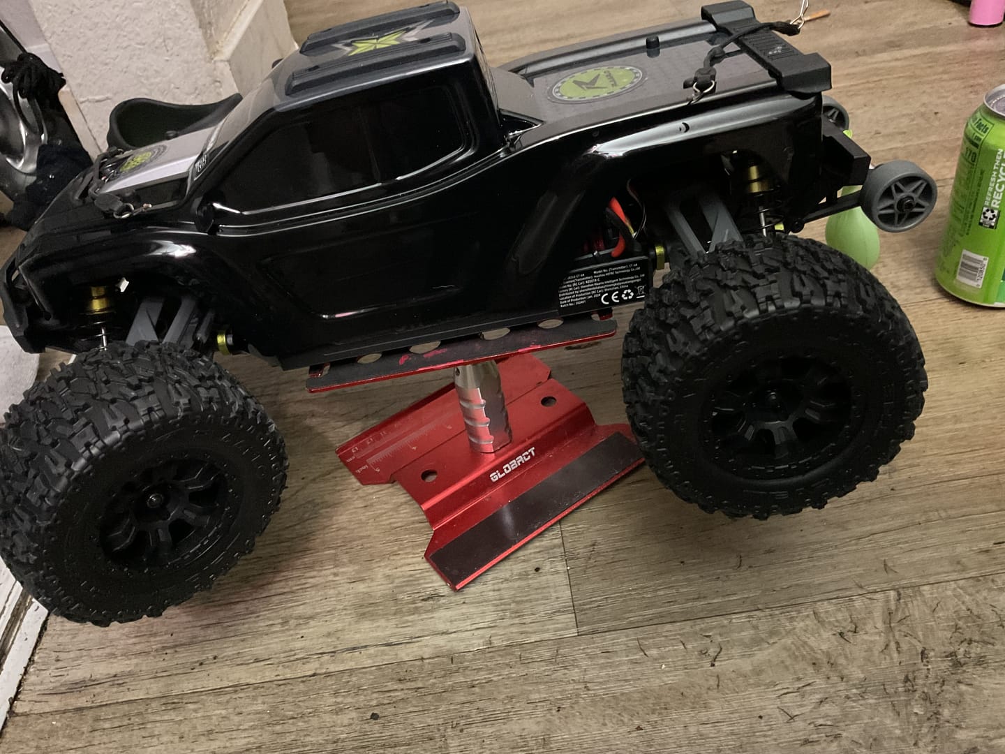 Customer photo review of Aluminum Front Steering Hub For RZ001