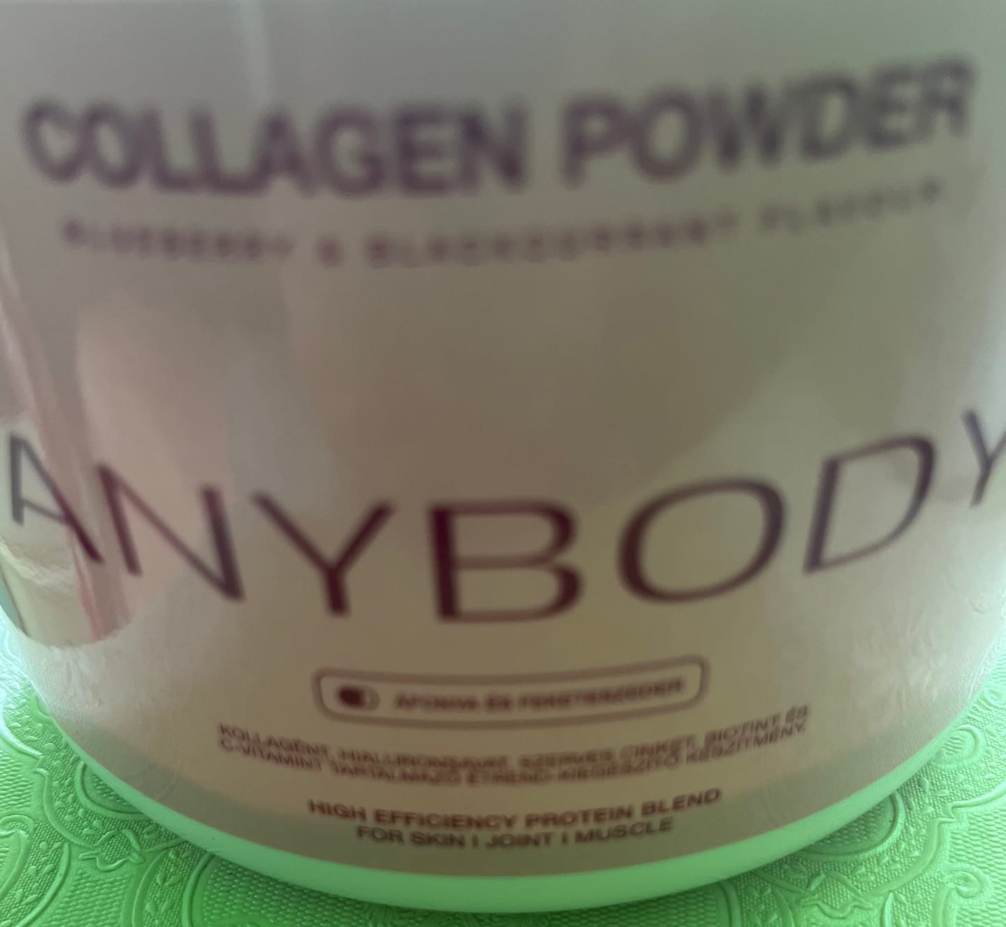 Customer photo review of Anybody Collagen Powder 265g Kollagén Kúra