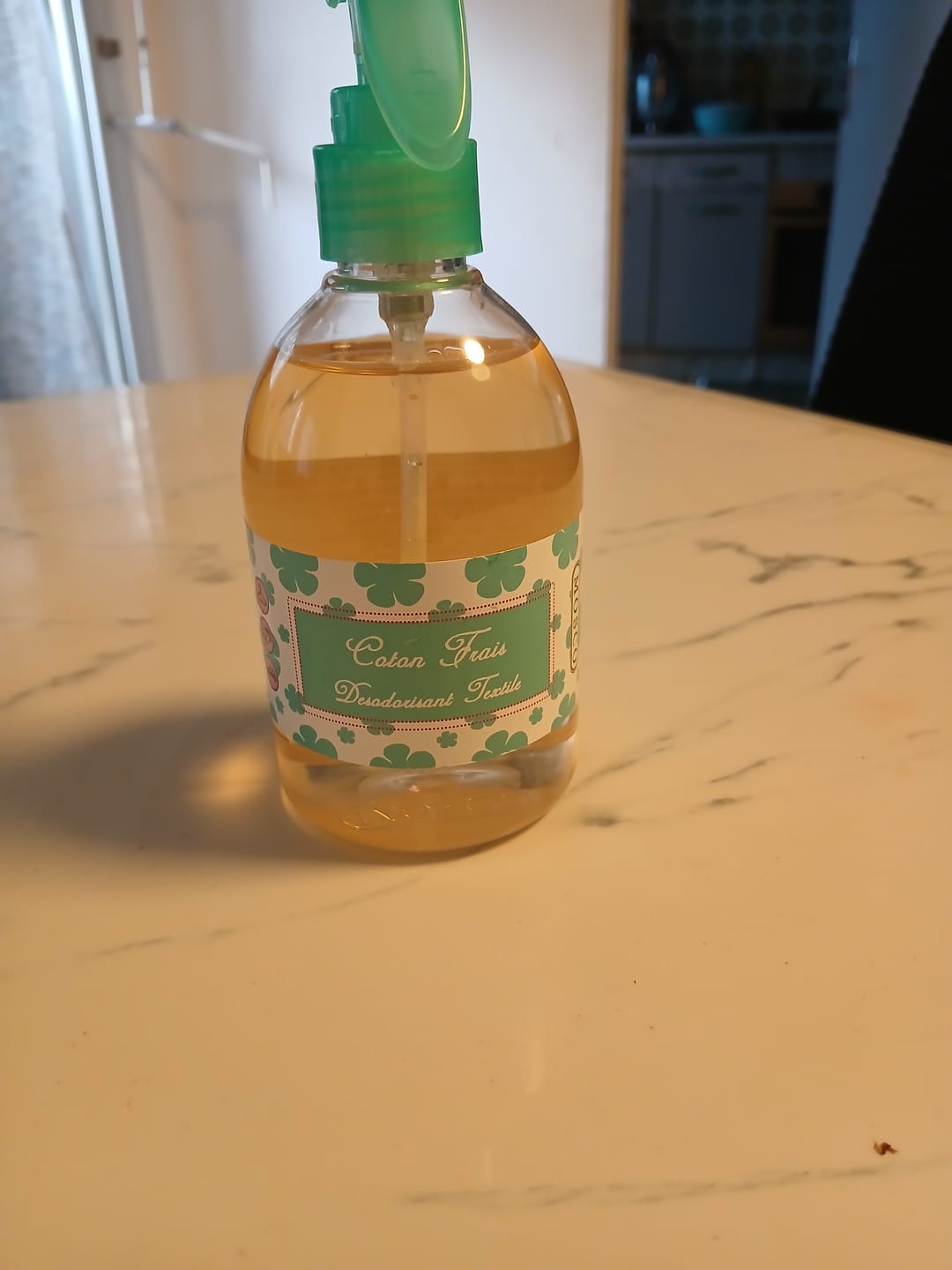 Customer photo review of Désodorisant textile Coton Frais 250 ML – Mosco Paris