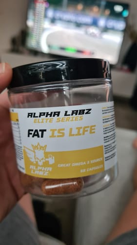 Customer photo review of Alpha Labz - Fat Is Life - Omega 3 Huile de Krill, Vitamine K2 MK4 et Vitamine D3