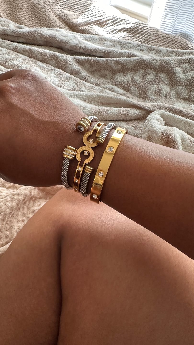 Customer photo review of Ana Lucia Bracelet Stack