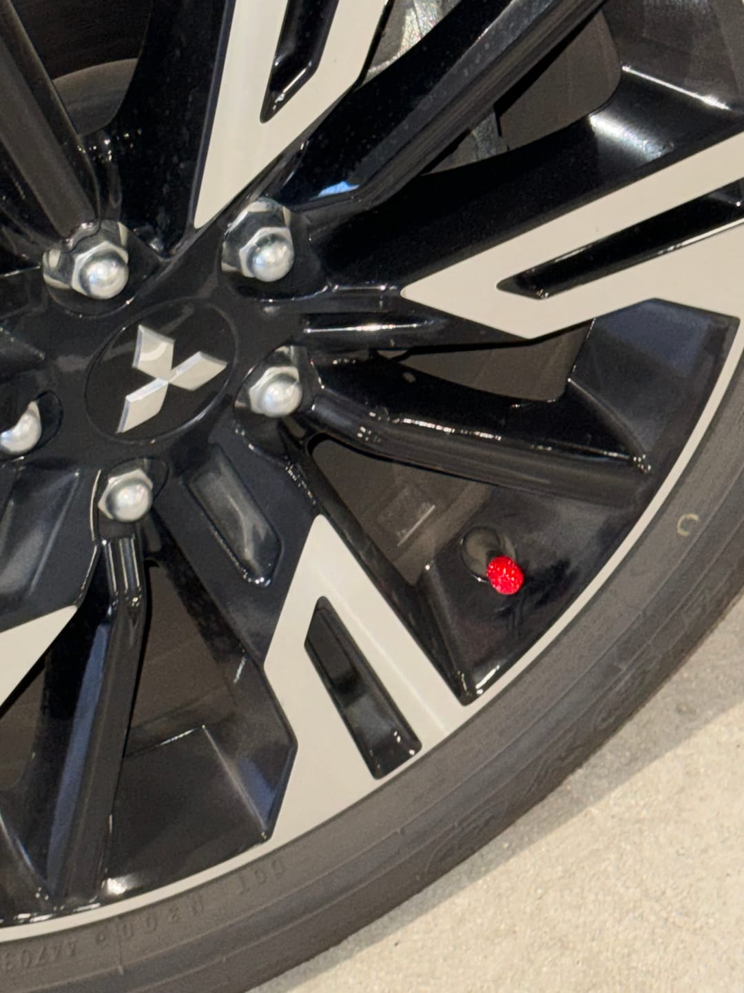Customer photo review of Lil' Princess Valve Caps