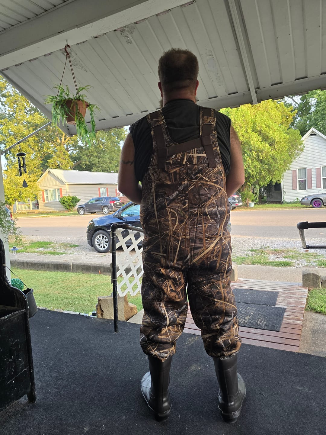 Customer photo review of Seeker Insulated Duck Waterfowl Hunting Neoprene Chest Waders