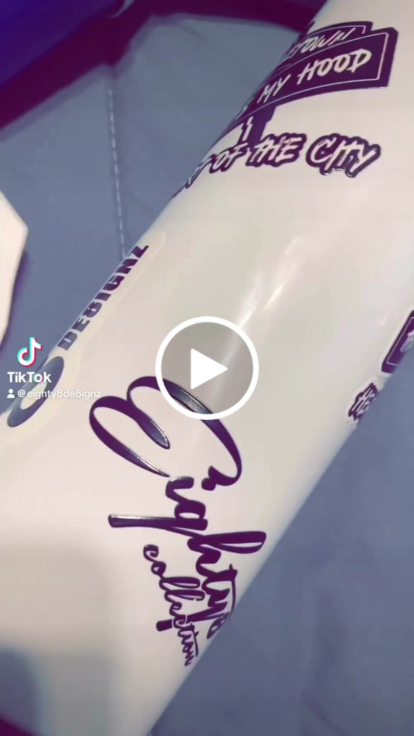 Customer video review of UV DTF Gang Sheet Upload