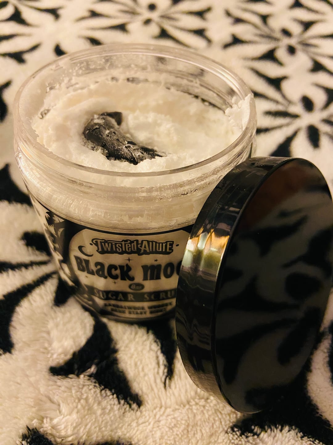 Customer photo review of Black Moon Sugar Scrub