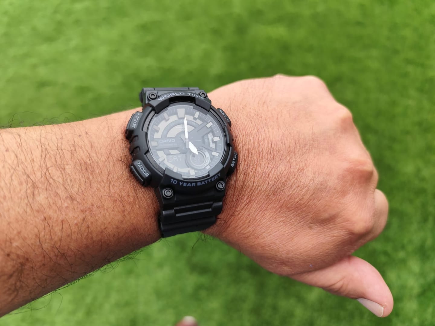 Customer photo review of Reloj Casio Análogo-Digital Vintage AEQ-110W-1BVDF Negro