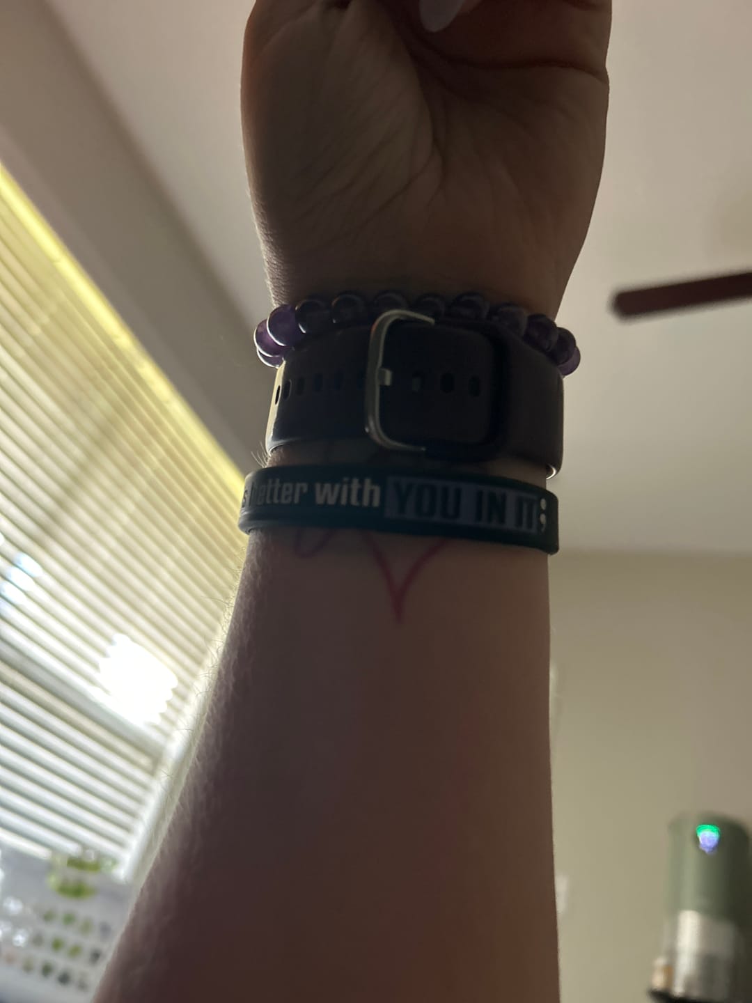 Customer photo review of You Belong Here - Silicone Bracelet