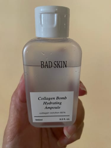 Customer photo review of Bad Skin™ Korean Collagen Bomb Hydrating Ampoule
