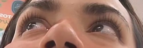 Customer photo review of Suero para pestañas y cejas