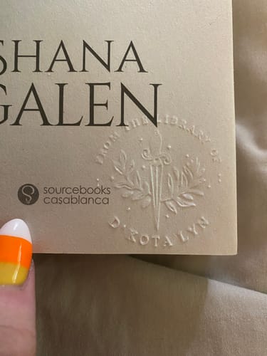 Customer photo review of Custom Book Embosser